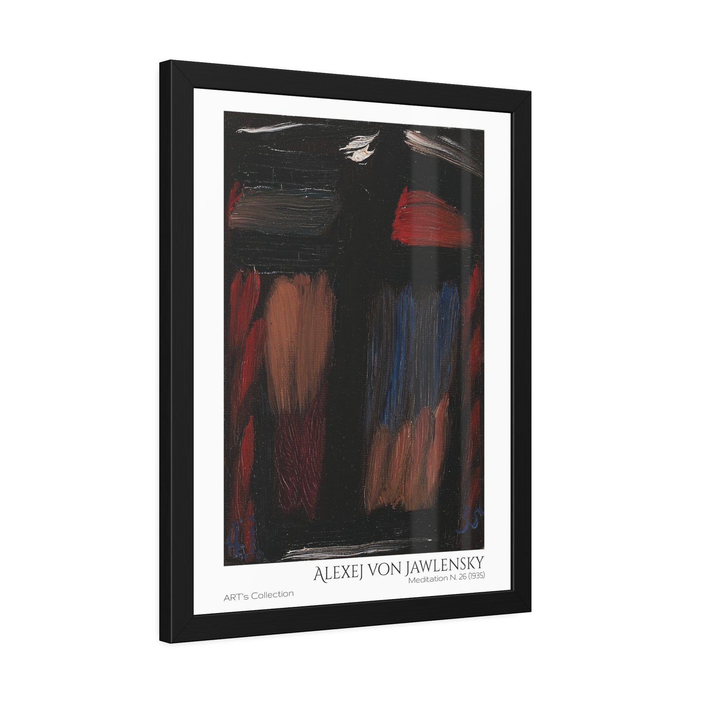 Meditation N. 26 (1935) by Alexej von Jawlensky / Affiche Encadrée série ART's Collection