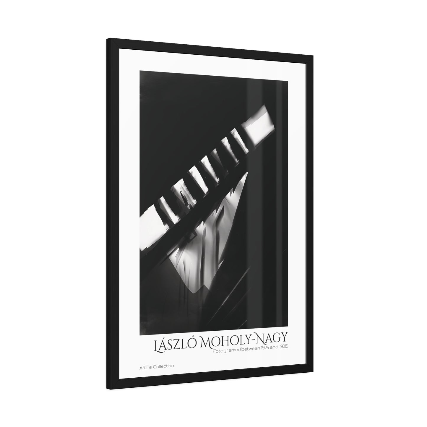 Fotogramm (between 1925 and 1928) by László Moholy-Nagy / Affiche Encadrée série ART's Collection