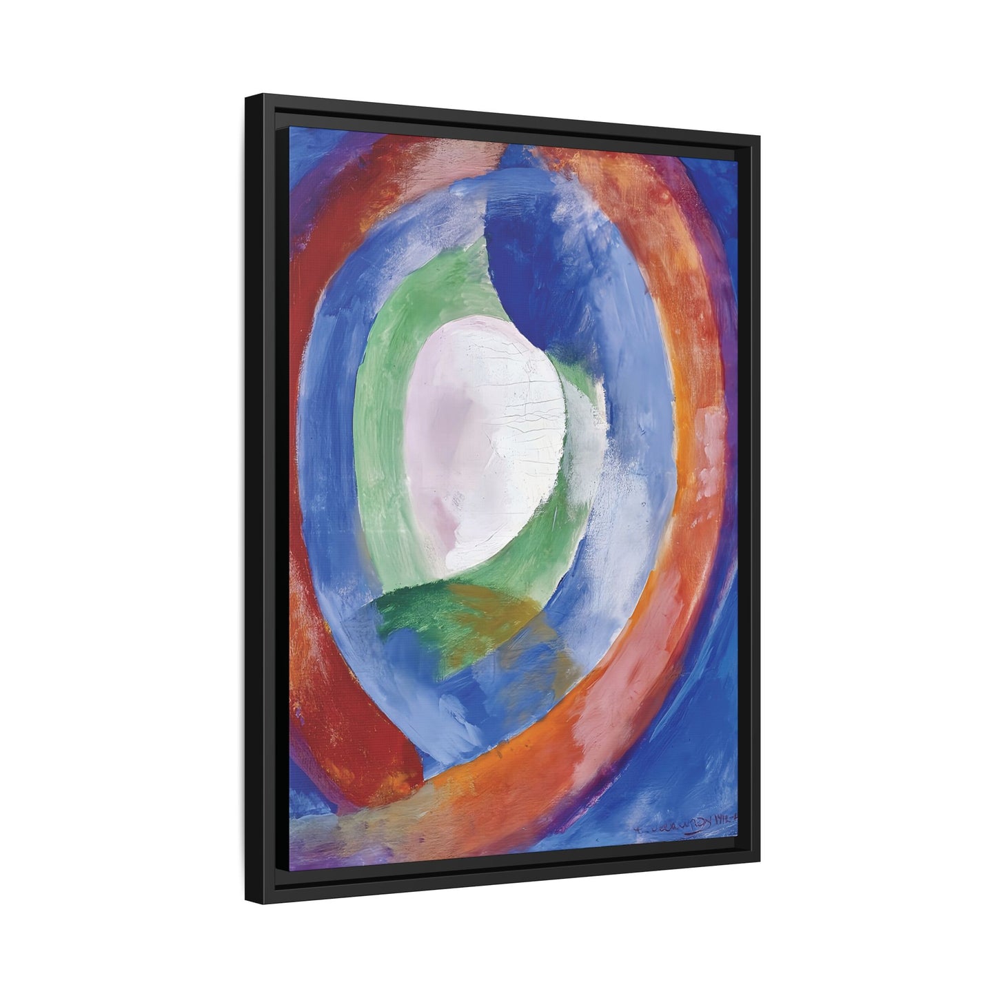 Formes circulaires Lune Numéro 1 (1913) by Robert Delaunay / Toile encadrée sur caisse américaine