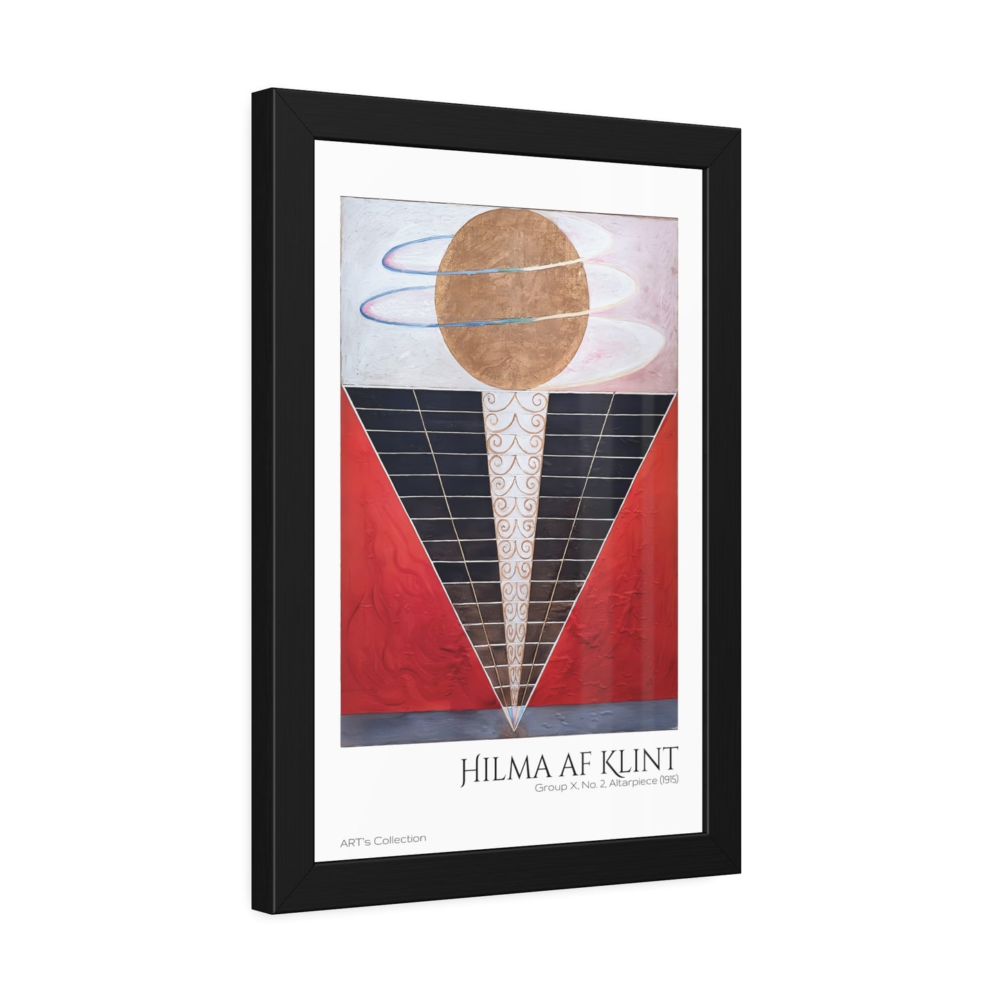 Group X No 2 Altarpiece (1915) by Hilma af Klint / Affiche Encadrée série ART's Collection