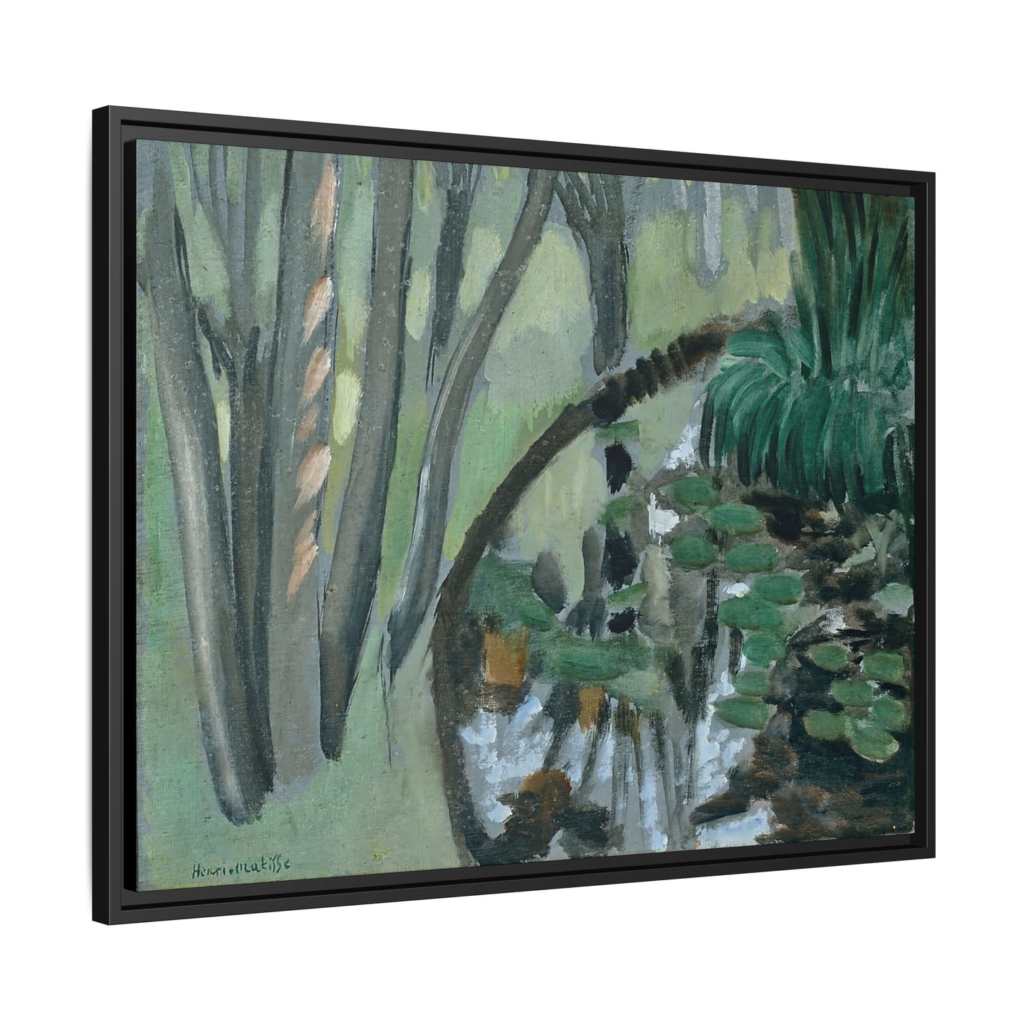 Le ruisseau, Maintenon (1918) by Henri Matisse / Toile encadrée sur caisse américaine