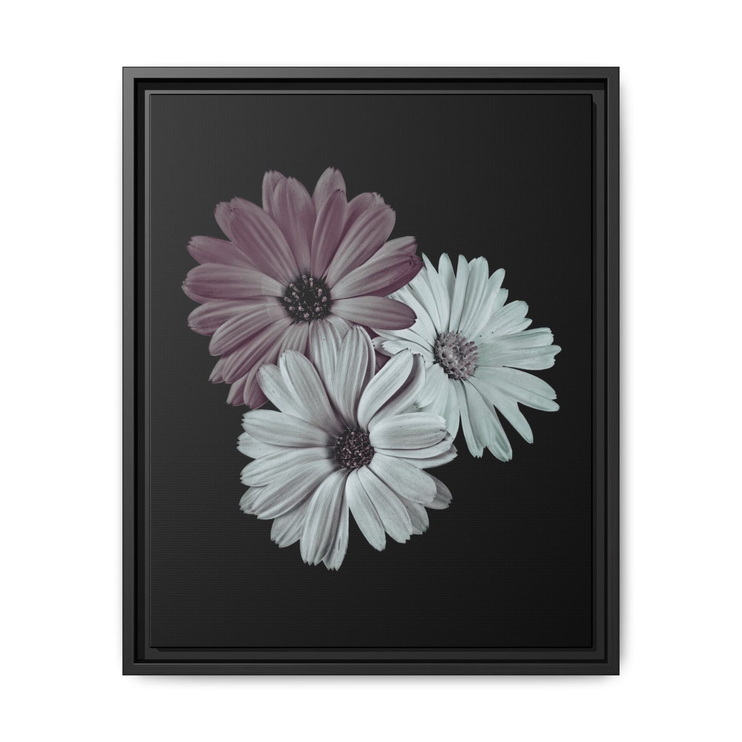 Collection Signature "FLORAL Numéro 5" sur Toile encadrée avec caisse américaine