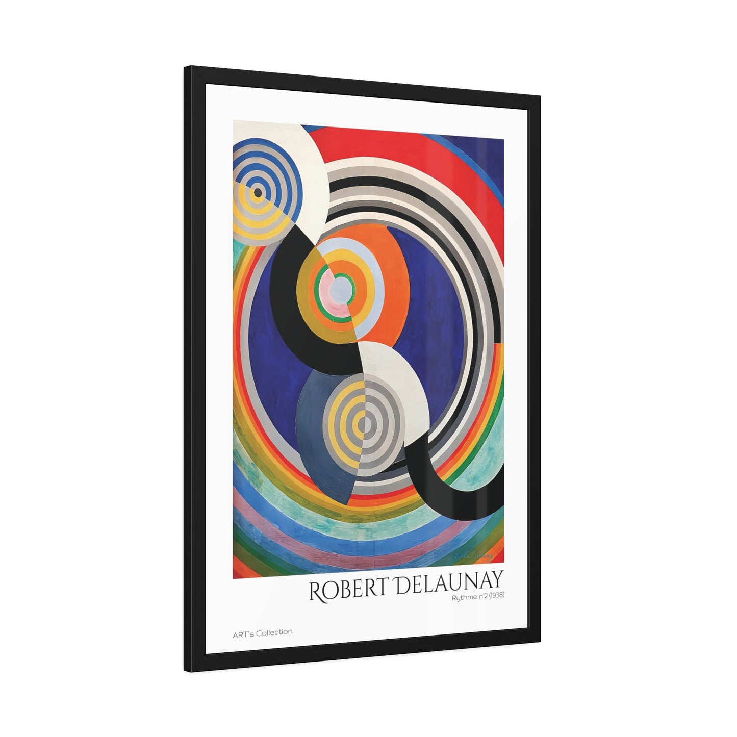 Rythme N.2 (1938) by Robert Delaunay / Affiche Encadrée série ART's Collection