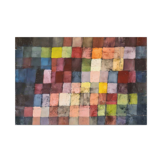 Ancient Sound (1925) by Paul Klee / Reproduction Fine Art sur Toile / Large Epaisseur 3.2 cm - 1.25 inch