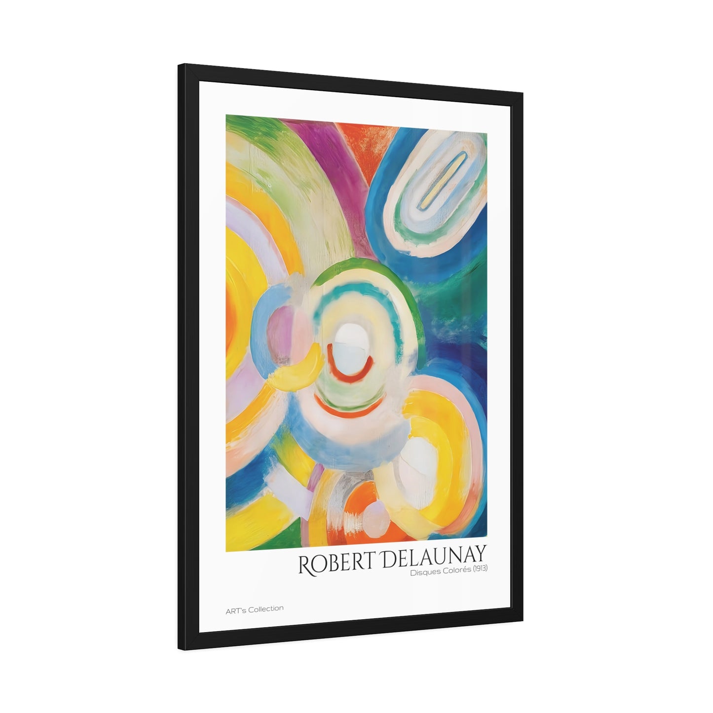 Disques Colorés (1913) by Robert Delaunay / Affiche Encadrée série ART's Collection