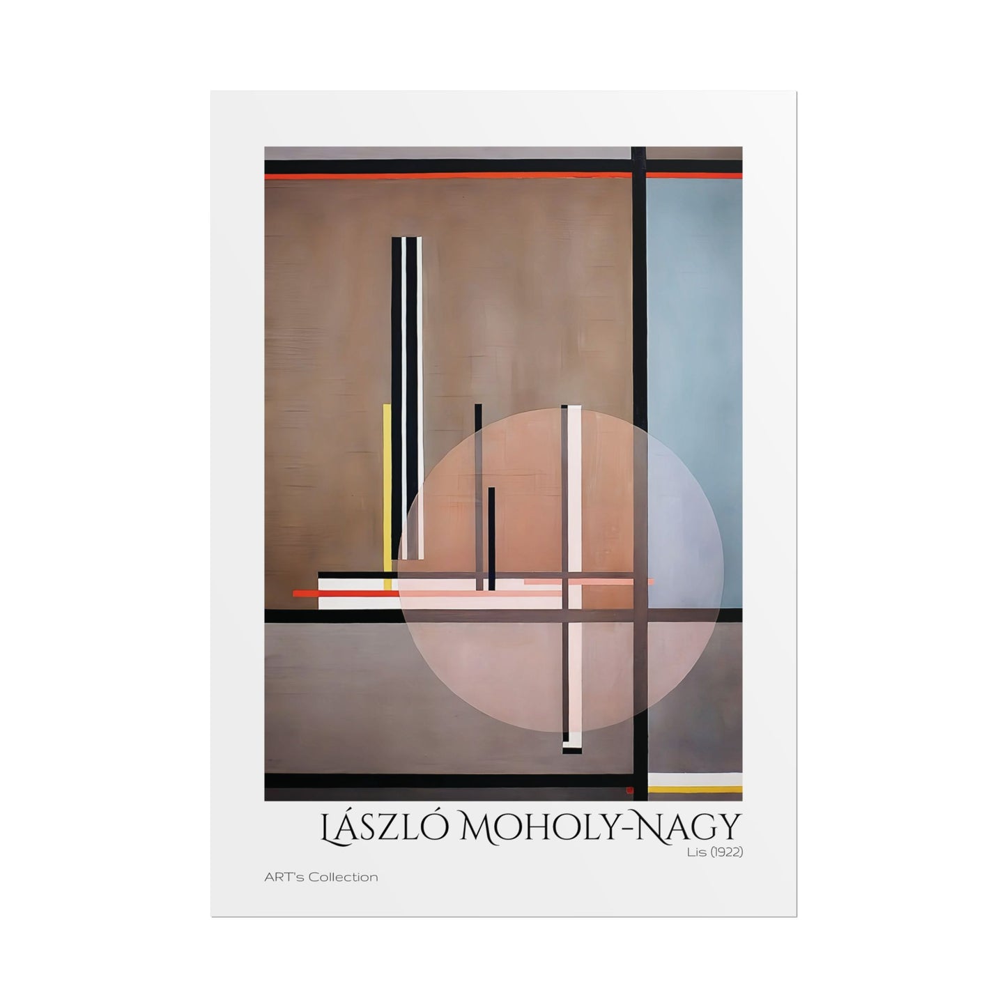Lis (1922) by László Moholy-Nagy / Affiche imprimée - Série ART's Collection