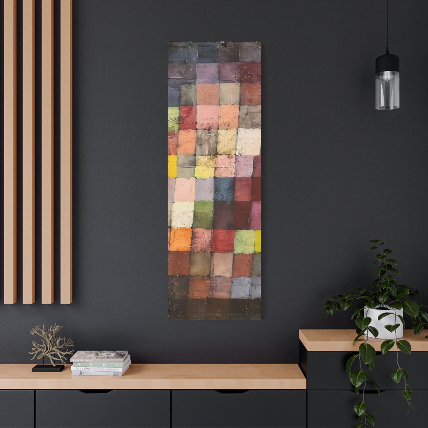 Ancient Sound (1925) by Paul Klee / Reproduction Fine Art sur Toile / Large Epaisseur 3.2 cm - 1.25 inch
