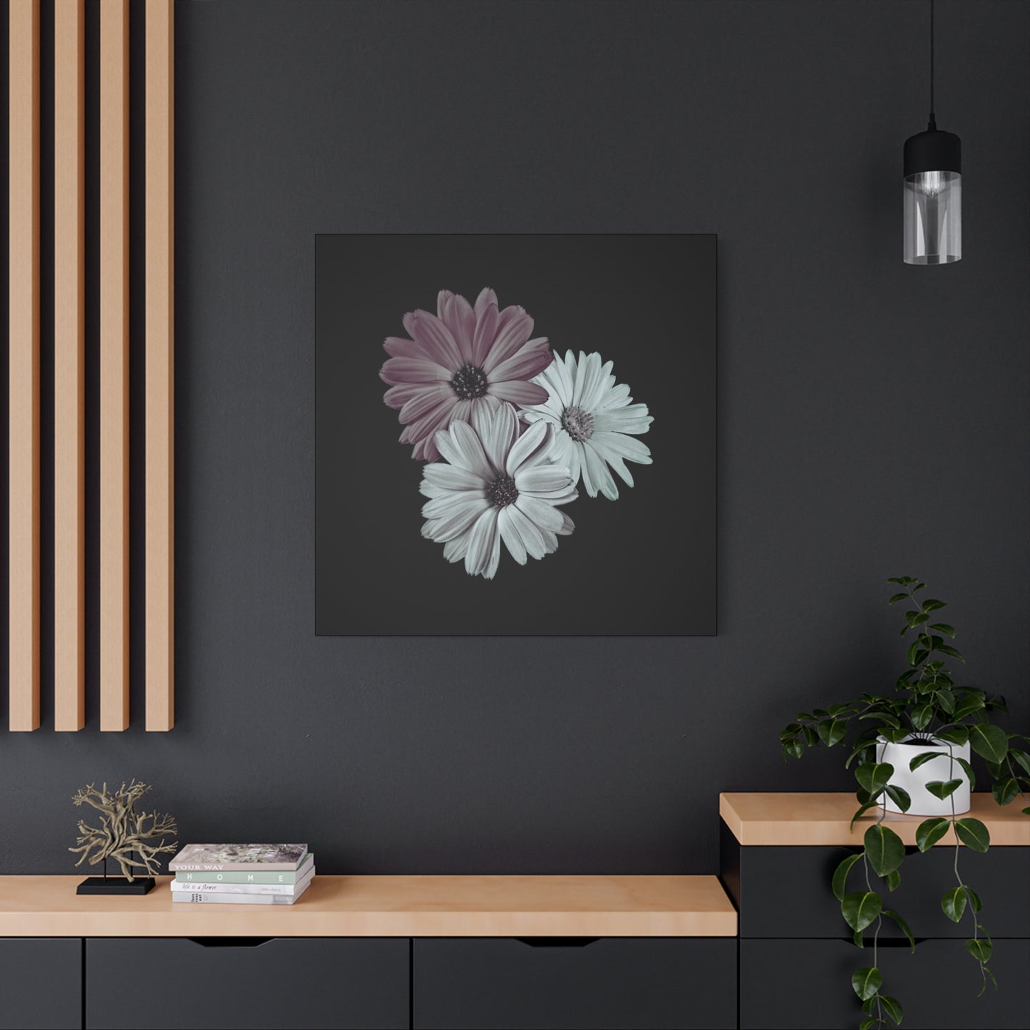 Collection Signature "FLORAL Numéro 5" sur Toile Fine Art sur Toile / Epaisseur 3,2cm - 1'25 po