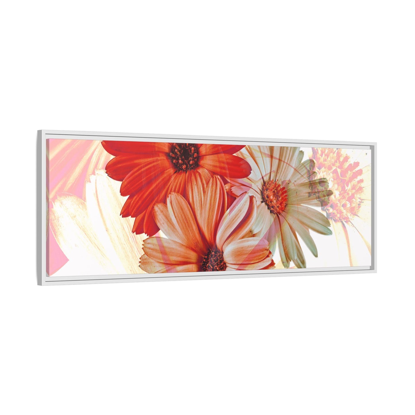 Collection Signature "FLORAL Numéro 18" sur Toile encadrée avec caisse américaine