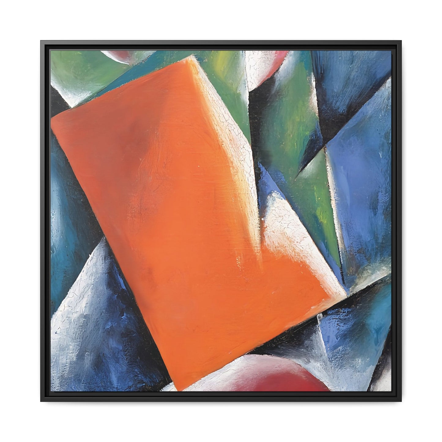 Architectonic Painting (1917) by Lyubov Popova / Toile encadrée sur caisse américaine