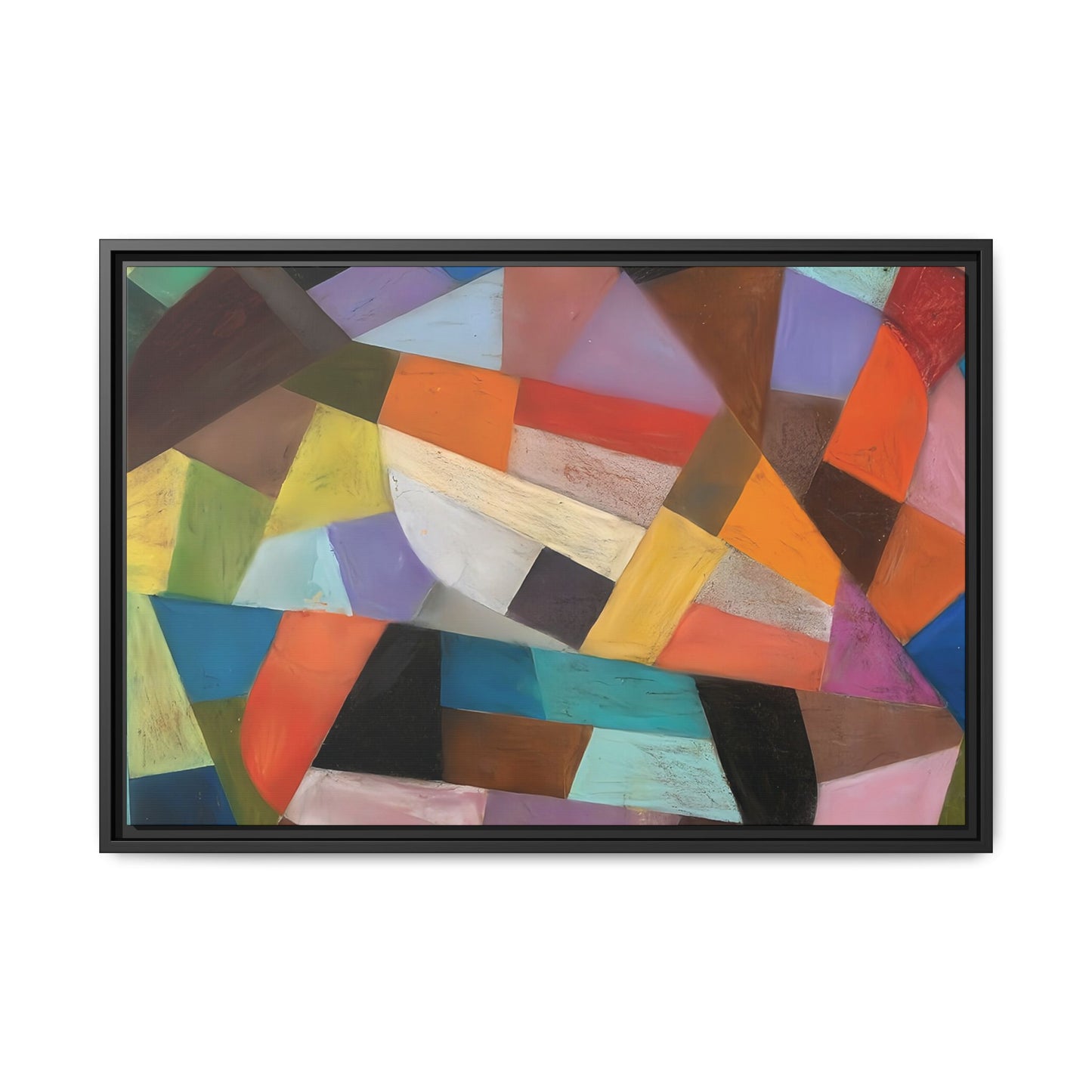 Untitled (1938) by Otto Freundlich / Toile encadrée sur caisse américaine