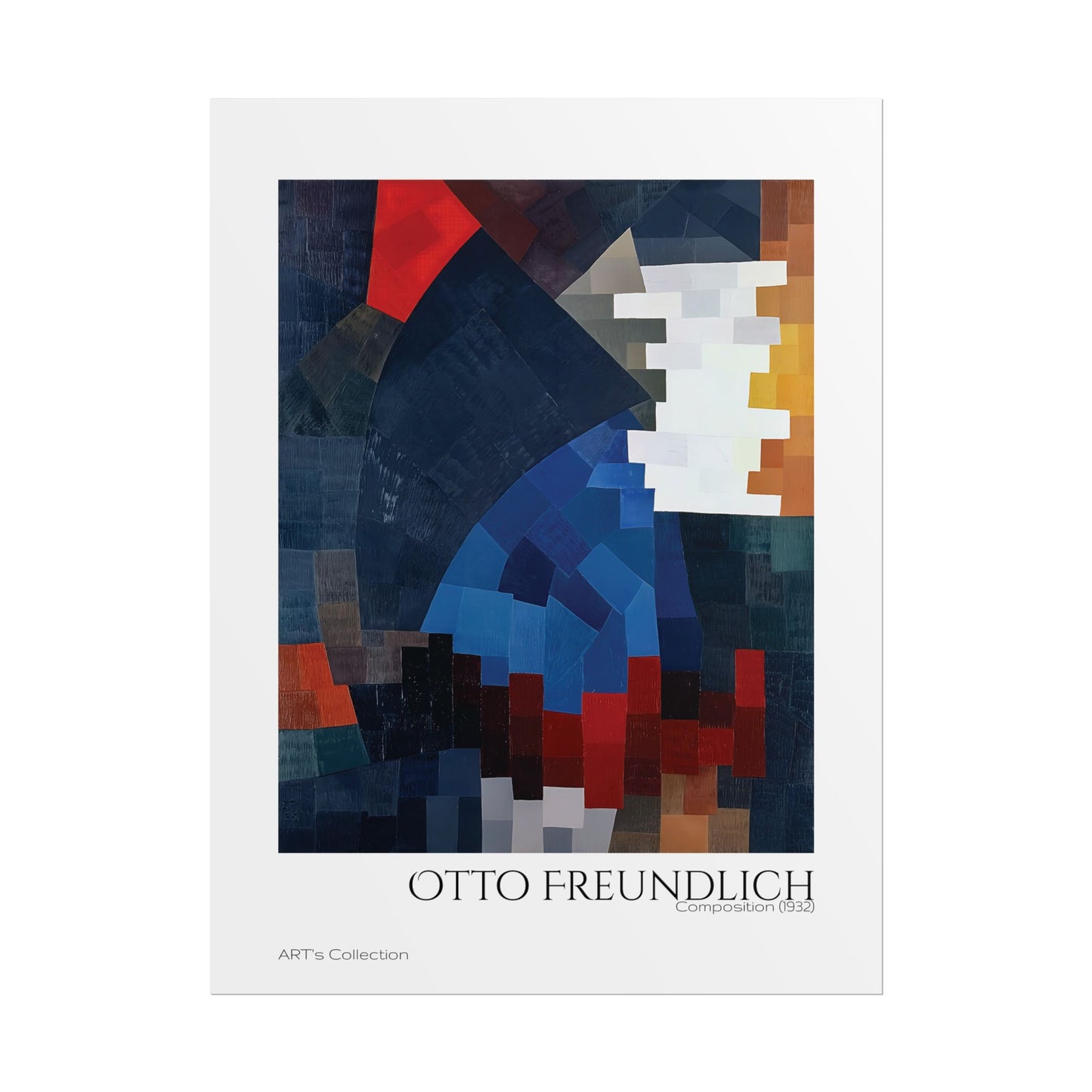 Composition (1932) by Otto Freundlich / Affiche imprimée - Série ART's Collection