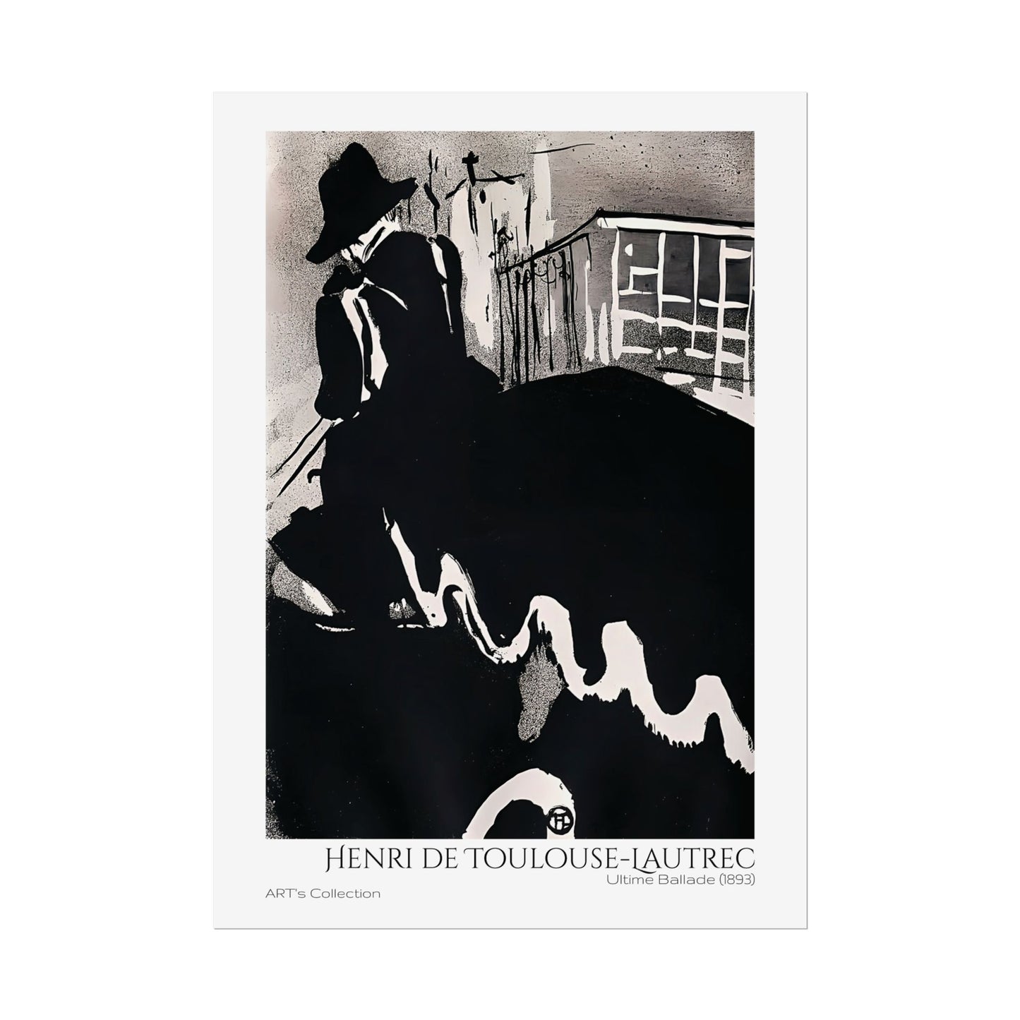 Ultime Ballade (1893) by Henri de Toulouse-Lautrec / Affiche imprimée - Série ART's Collection