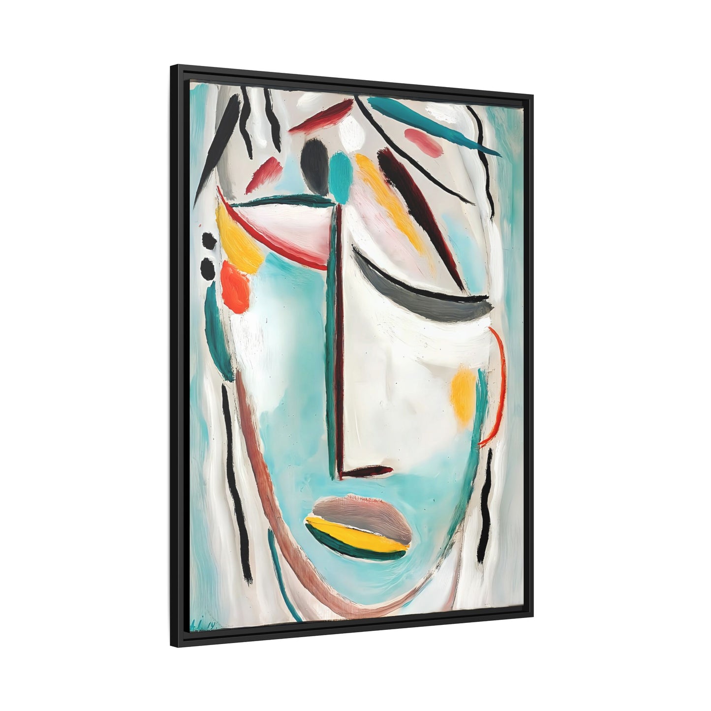 Saviour's face Martyr (1919) by Alexej von Jawlensky / Toile encadrée sur caisse américaine