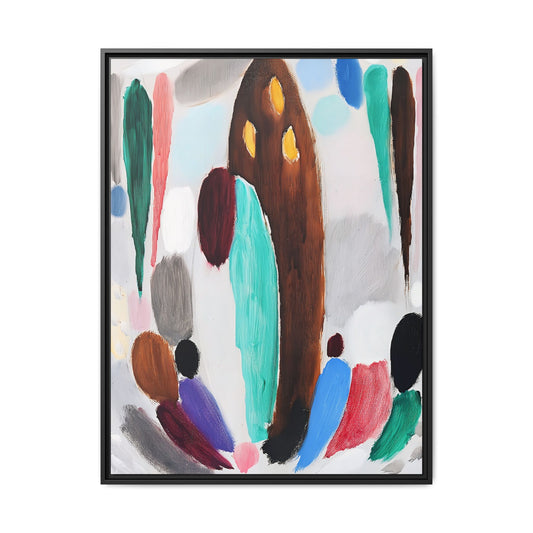 Ascona - Variation (Ca. 1919) by Alexej von Jawlensky / Toile encadrée sur caisse américaine