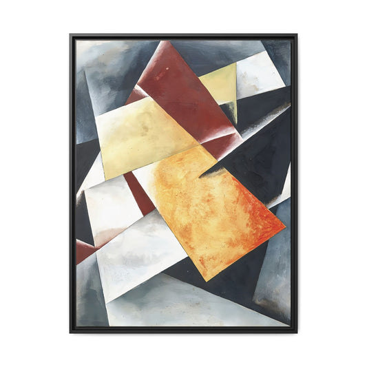 Painterly Architectonic (1919) by Lyubov Popova / Toile encadrée sur caisse américaine