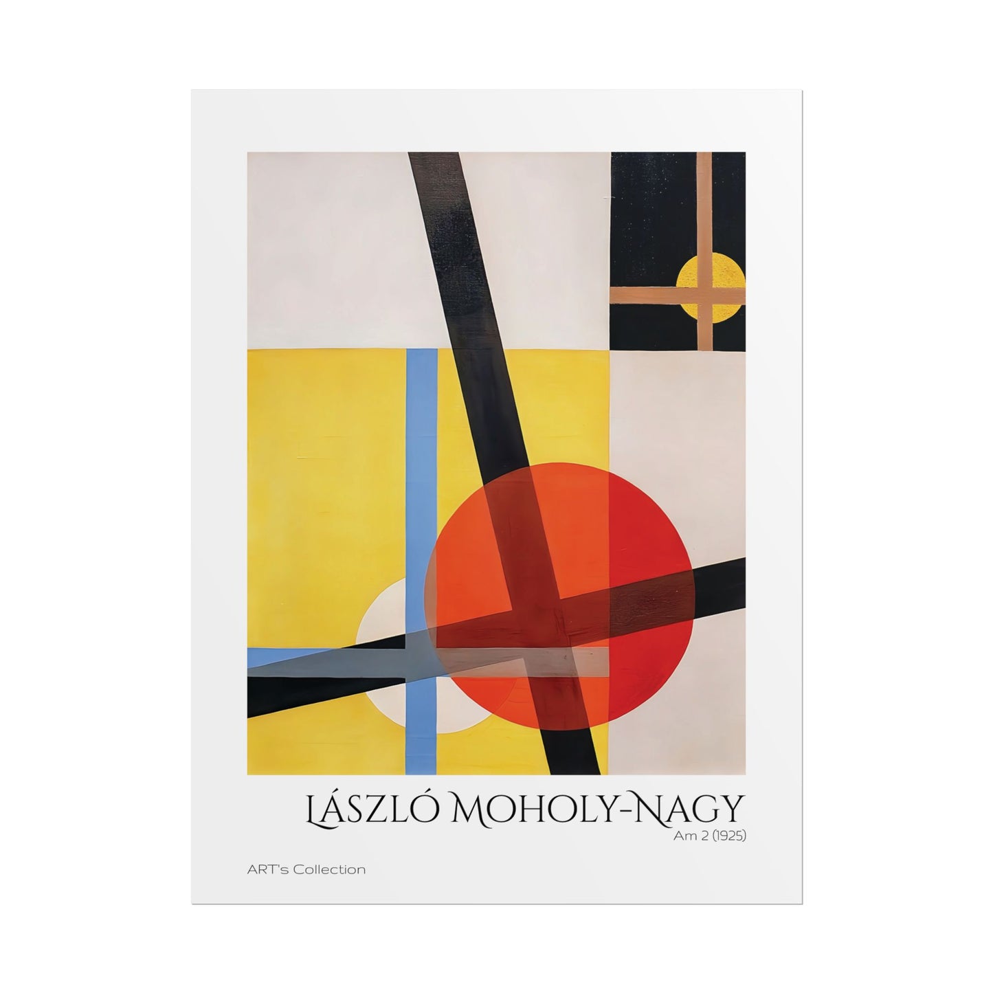 Am 2 (1925) by László Moholy-Nagy / Affiche imprimée - Série ART's Collection