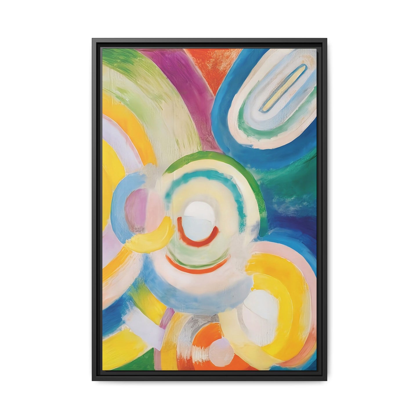 Disques Colorés (1913) by Robert Delaunay / Toile encadrée sur caisse américaine