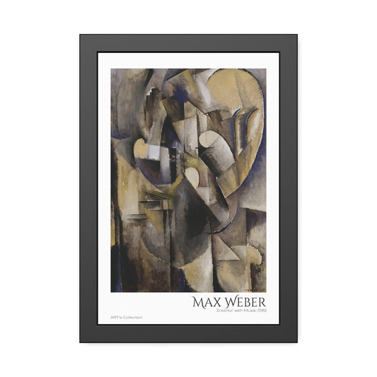 Interior with Music (1915) by Max Weber / Affiche Encadrée série ART's Collection