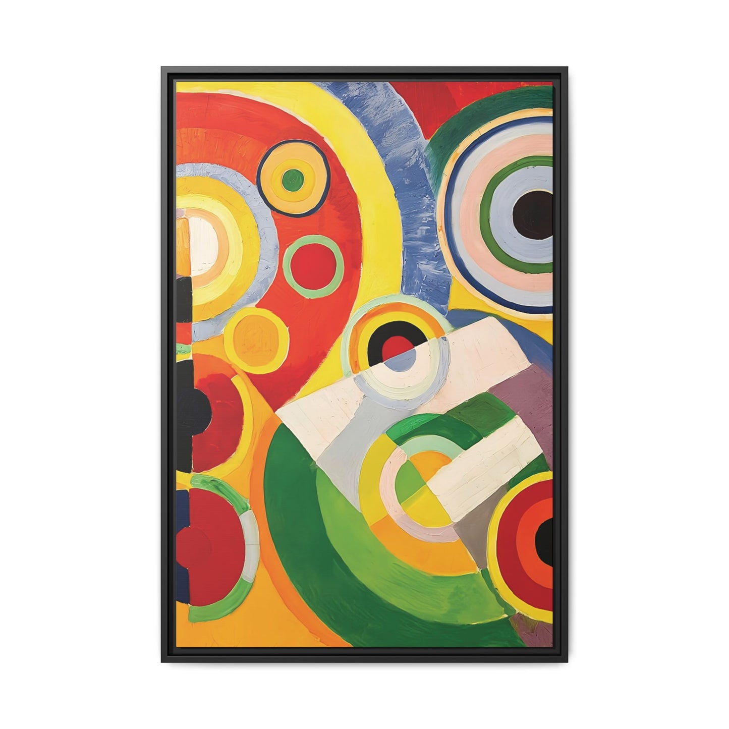 Rythme, Joie de vivre (1930) by Robert Delaunay / Toile encadrée sur caisse américaine