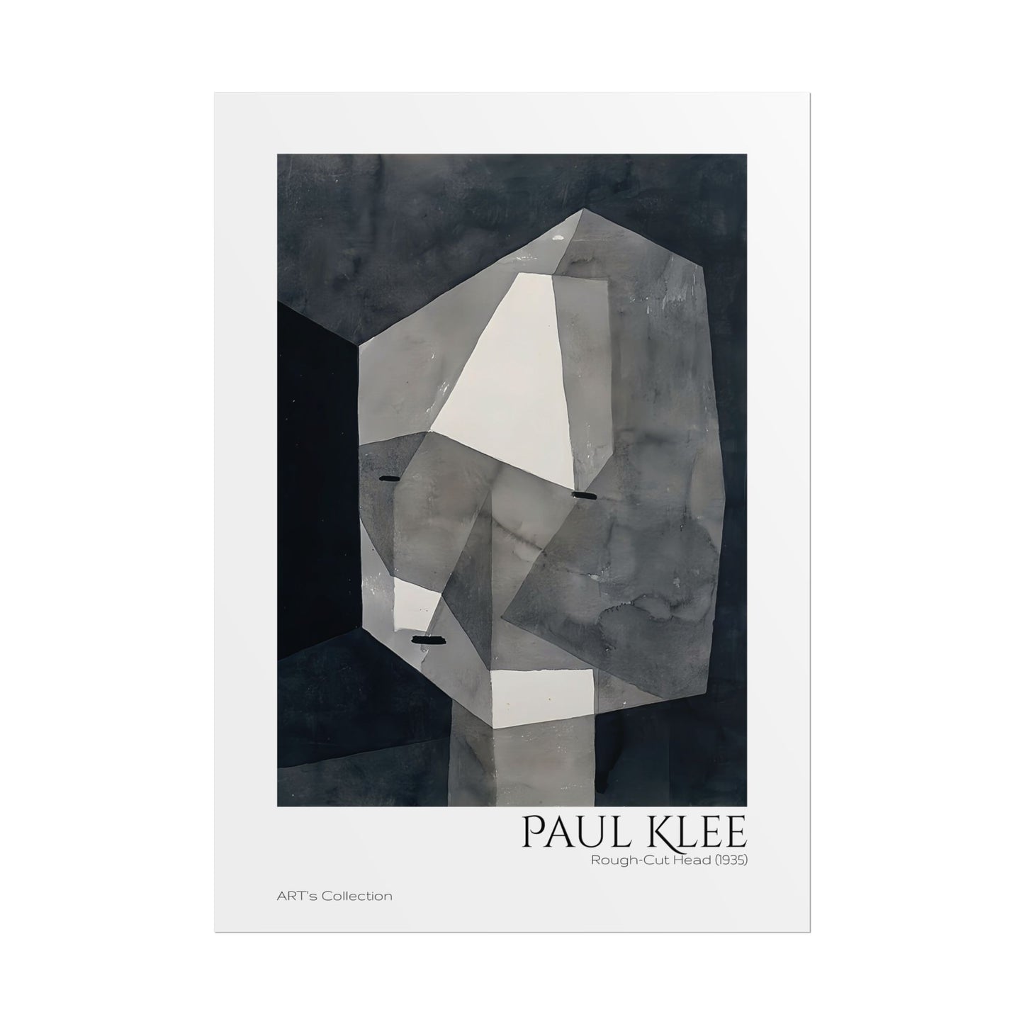 Rough-Cut Head (1935) by Paul Klee / Affiche imprimée - Série ART's Collection