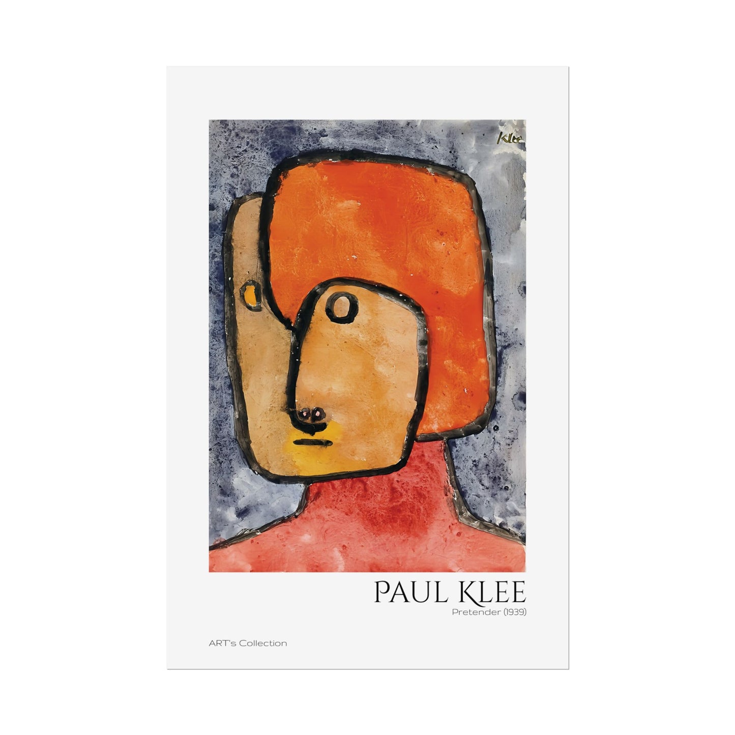 Pretender (1939) by Paul Klee / Affiche imprimée - Série ART's Collection