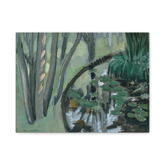 Le ruisseau, Maintenon (1918) by Henri Matisse / Reproduction Fine Art sur Toile / Flanc Large Epaisseur 3.2 cm - 1.25 inch