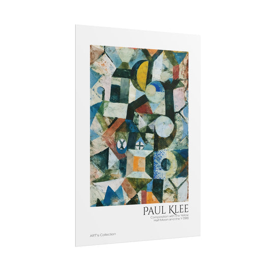 Composition with the Yellow Half-Moon and the Y (1918) by Paul Klee / Affiche imprimée - Série ART's Collection