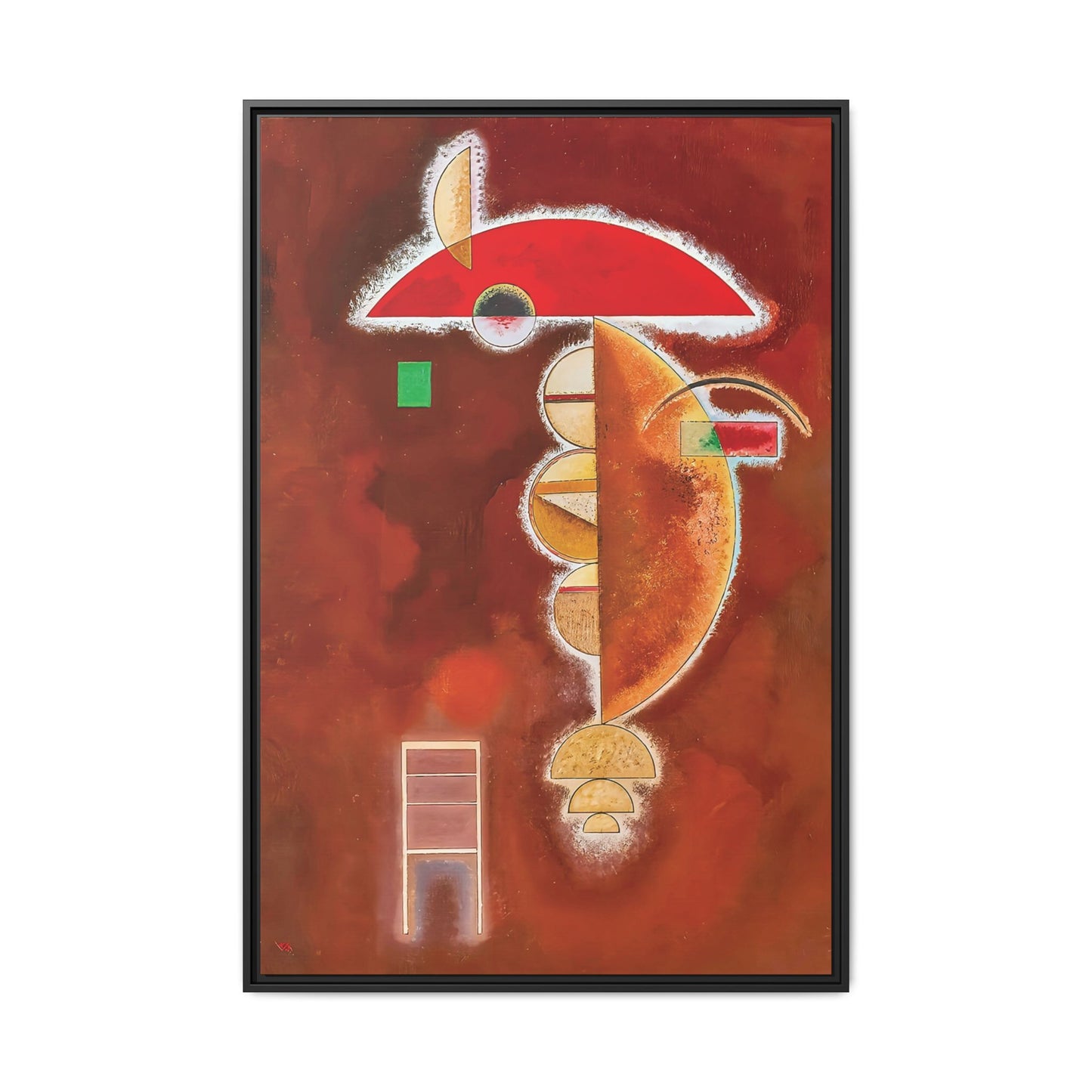 Wassily Kandinsky / Gedrückt (1929) / Toile encadrée sur caisse américaine