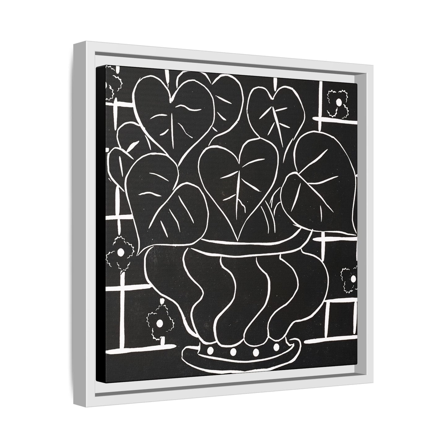 Corbeille de bégonias I (1938) by Henri Matisse / Toile encadrée sur caisse américaine