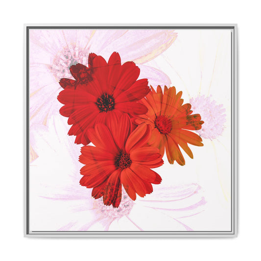 Collection Signature "FLORAL Numéro 20" sur Toile encadrée avec caisse américaine