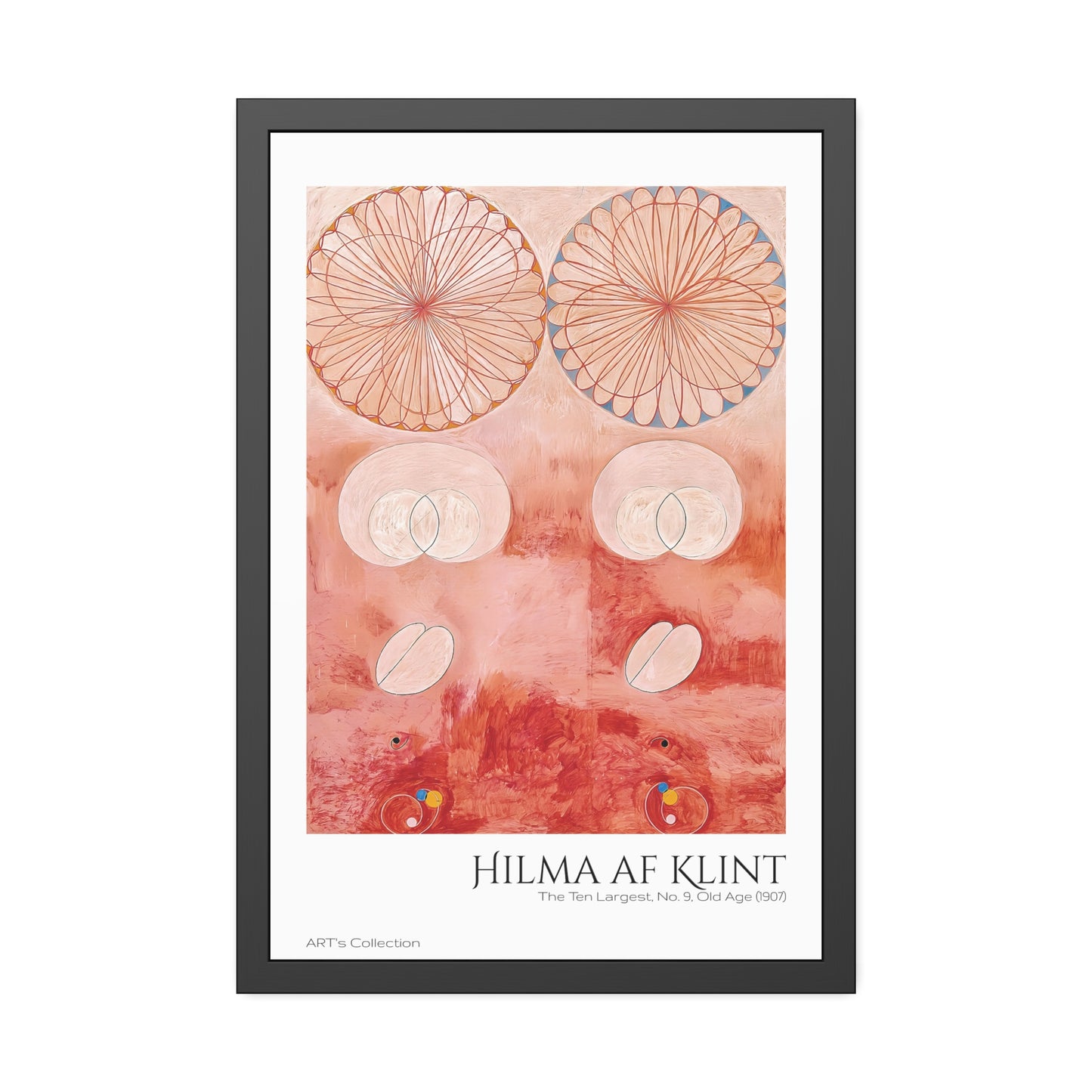 The Ten Largest, No. 9, Old Age (1907) by Hilma af Klint / Affiche Encadrée série ART's Collection