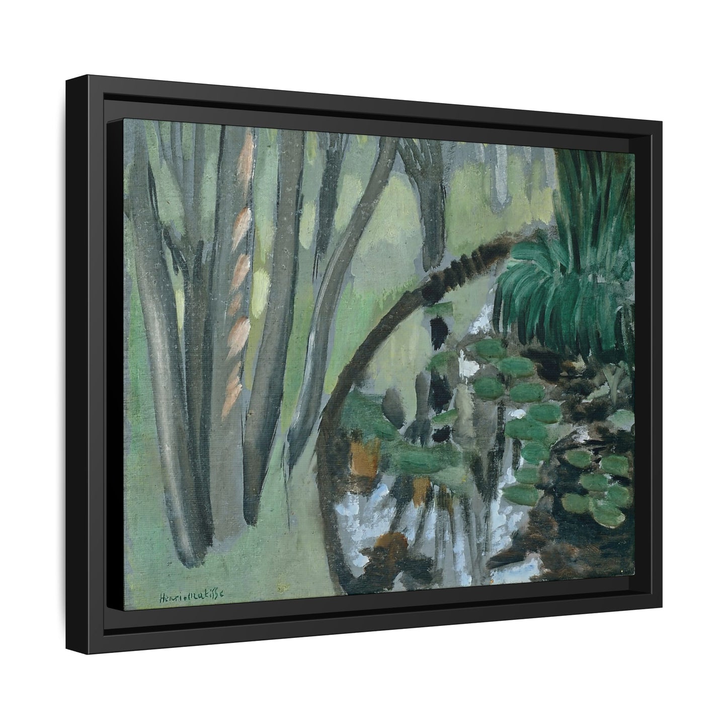 Le ruisseau, Maintenon (1918) by Henri Matisse / Toile encadrée sur caisse américaine