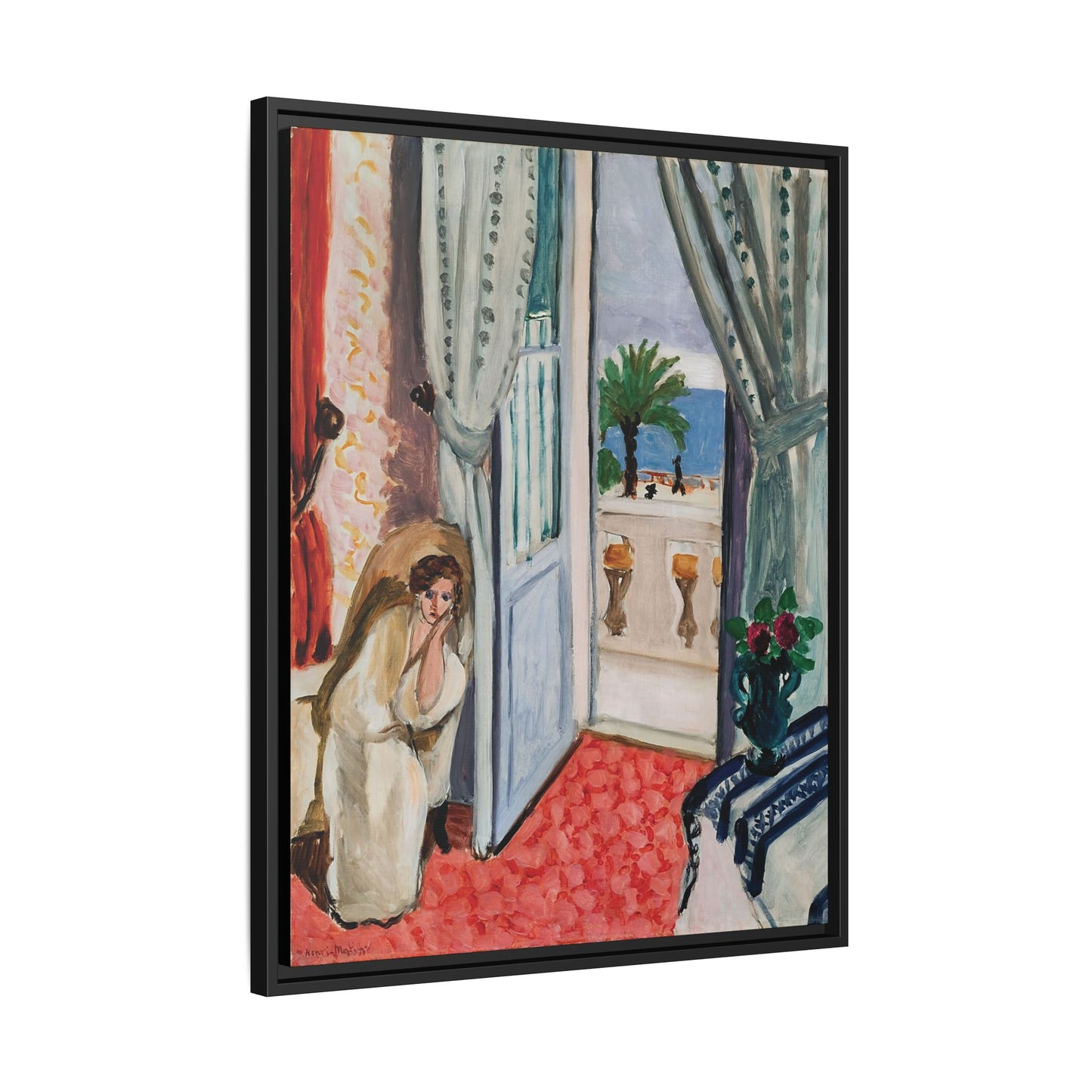Intérieur à Nice (1919) by Henri Matisse / Toile encadrée sur caisse américaine