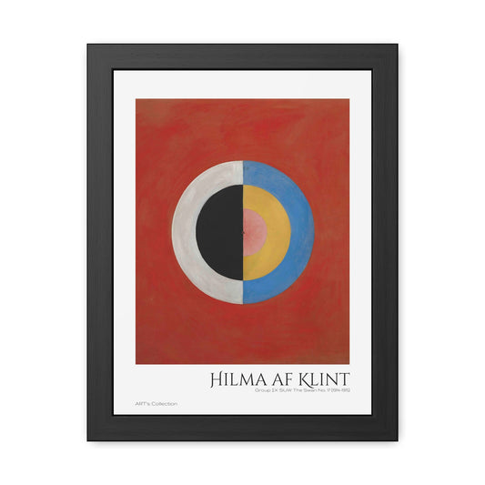 Group IX,SUW, No. 17. The Swan, No. 17 (1914-1915) by Hilma af Klint / Affiche Encadrée série ART's Collection