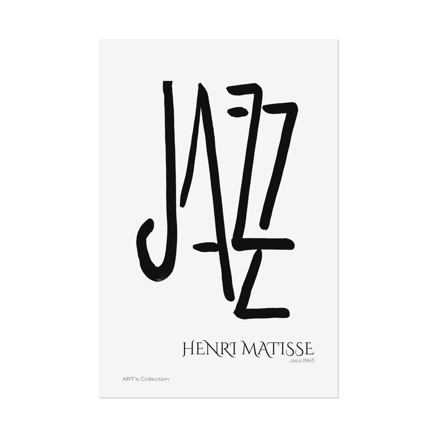 Jazz - Titre (1947) by Henri Matisse / Affiche imprimée - Série ART's Collection