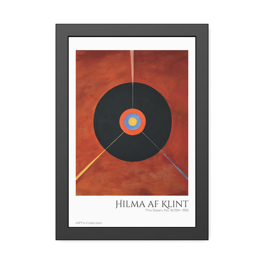 The Swan, No. 18 (1914 -1915) by Hilma af Klint / Affiche Encadrée série ART's Collection