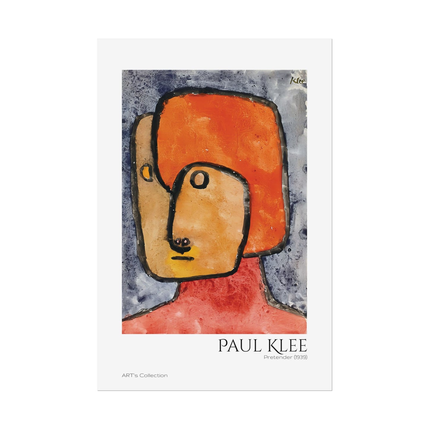 Pretender (1939) by Paul Klee / Affiche imprimée - Série ART's Collection