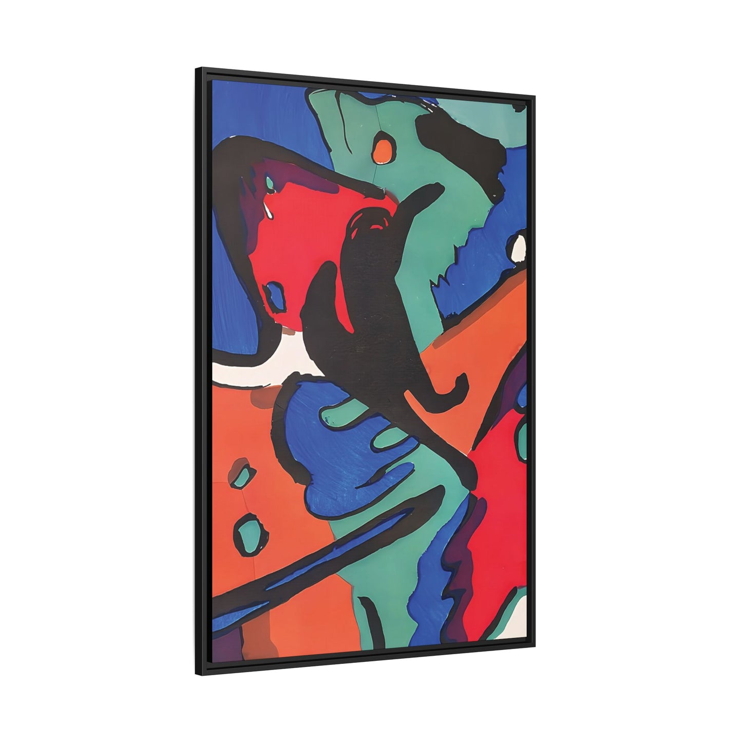 Wassily Kandinsky / Le Cavalier Bleu (1912) / Toile encadrée sur caisse américaine