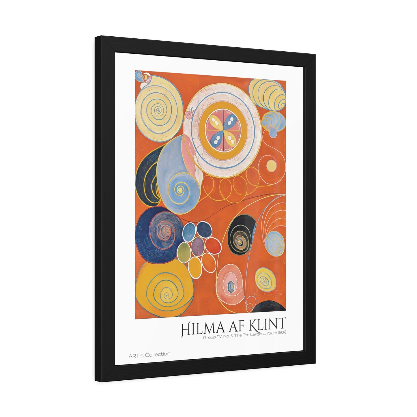 Group IV, No. 3. The Ten Largest, Youth (1907) by Hilma af Klint / Affiche Encadrée série ART's Collection