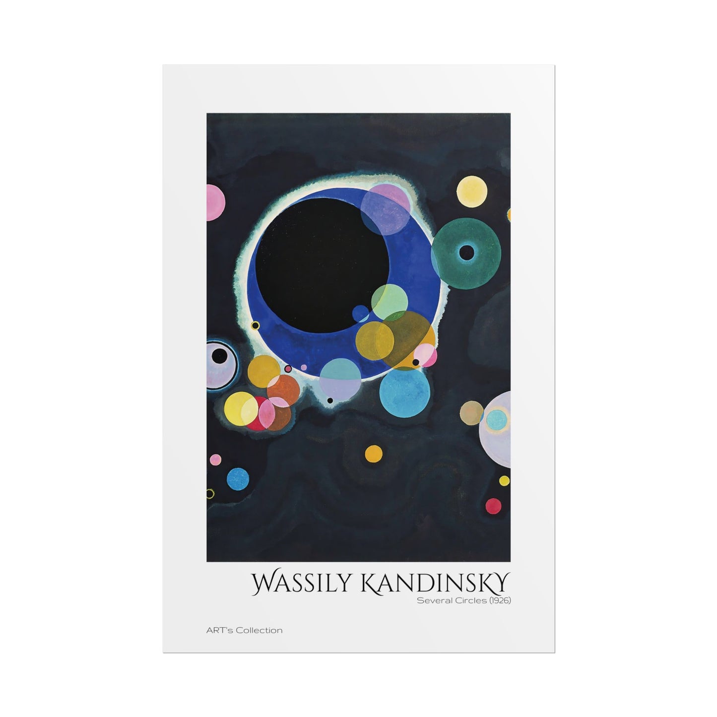 Several Circles (1926) by Wassily Kandinsky / Affiche imprimée - Série ART's Collection