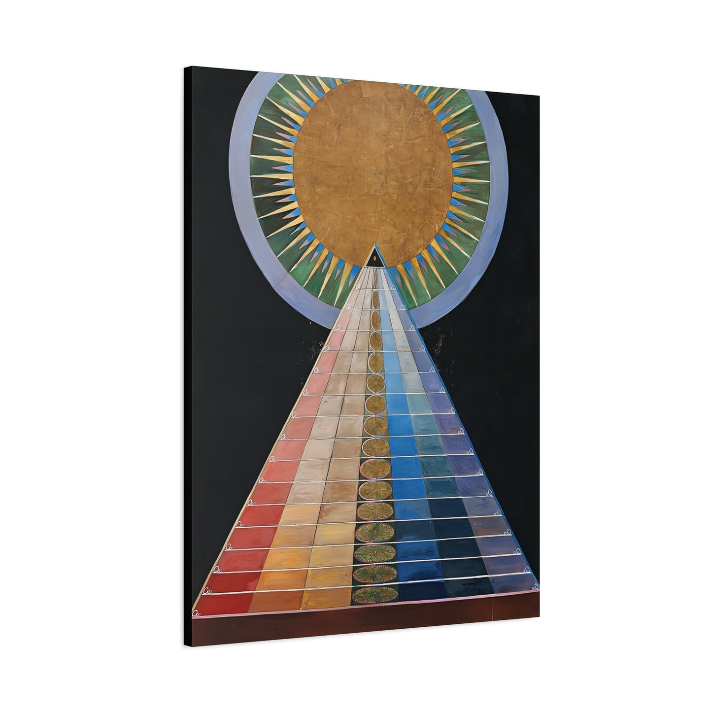 Altarpiece No. 1 Group X (1915) by Hilma af Klint / Reproduction Fine Art sur Toile / Epaisseur 3.2 cm - 1.25 inch