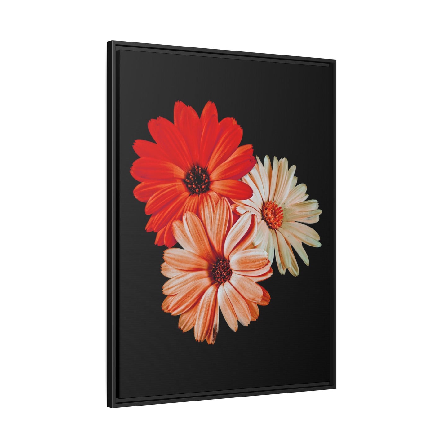 Collection Signature "FLORAL Numéro 7" sur Toile encadrée avec caisse américaine