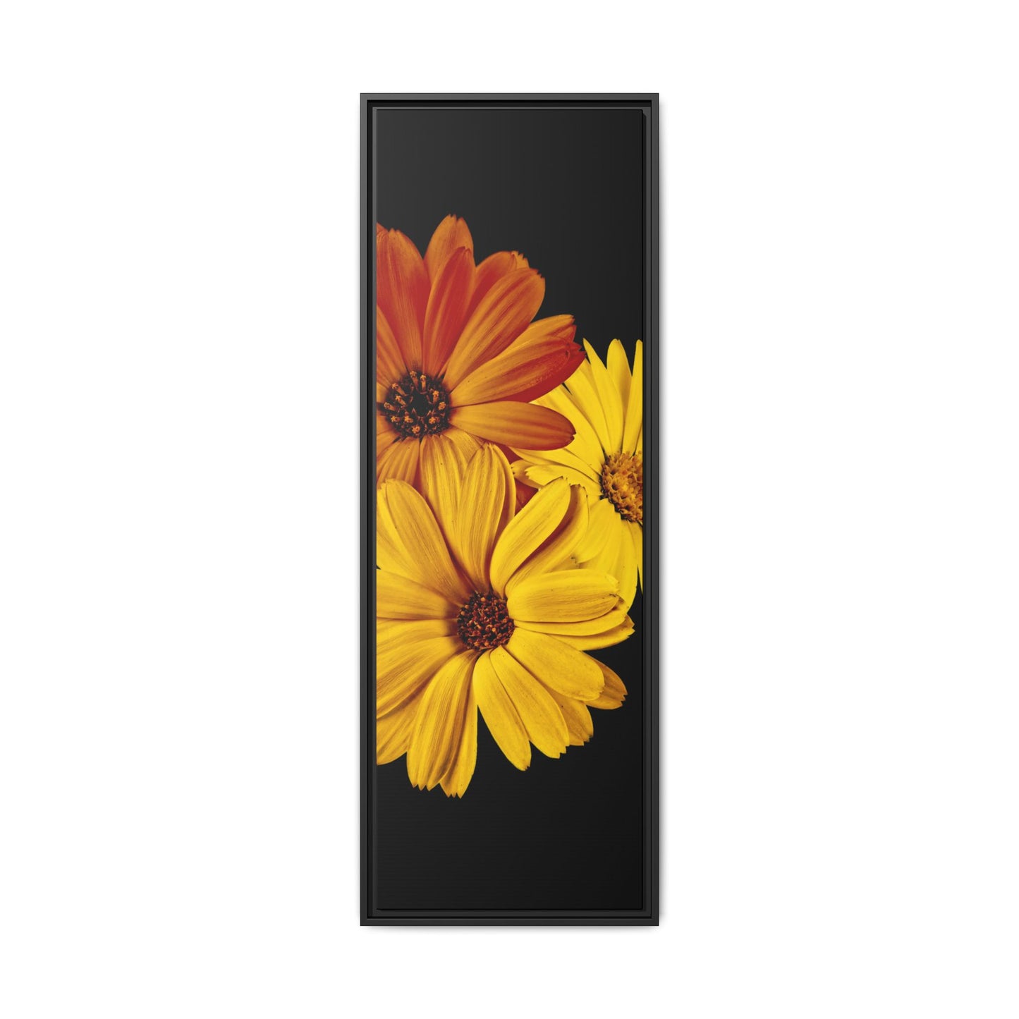 Collection Signature "FLORAL Numéro 4" sur Toile encadrée avec caisse américaine