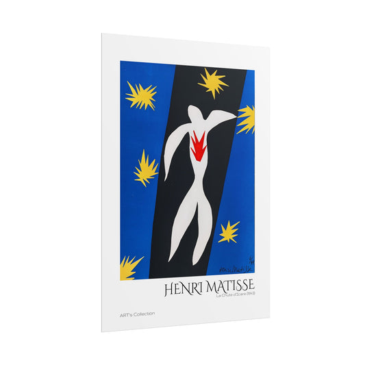 La Chute d'Icare (1943) by Henri Matisse / Affiche imprimée - Série ART's Collection