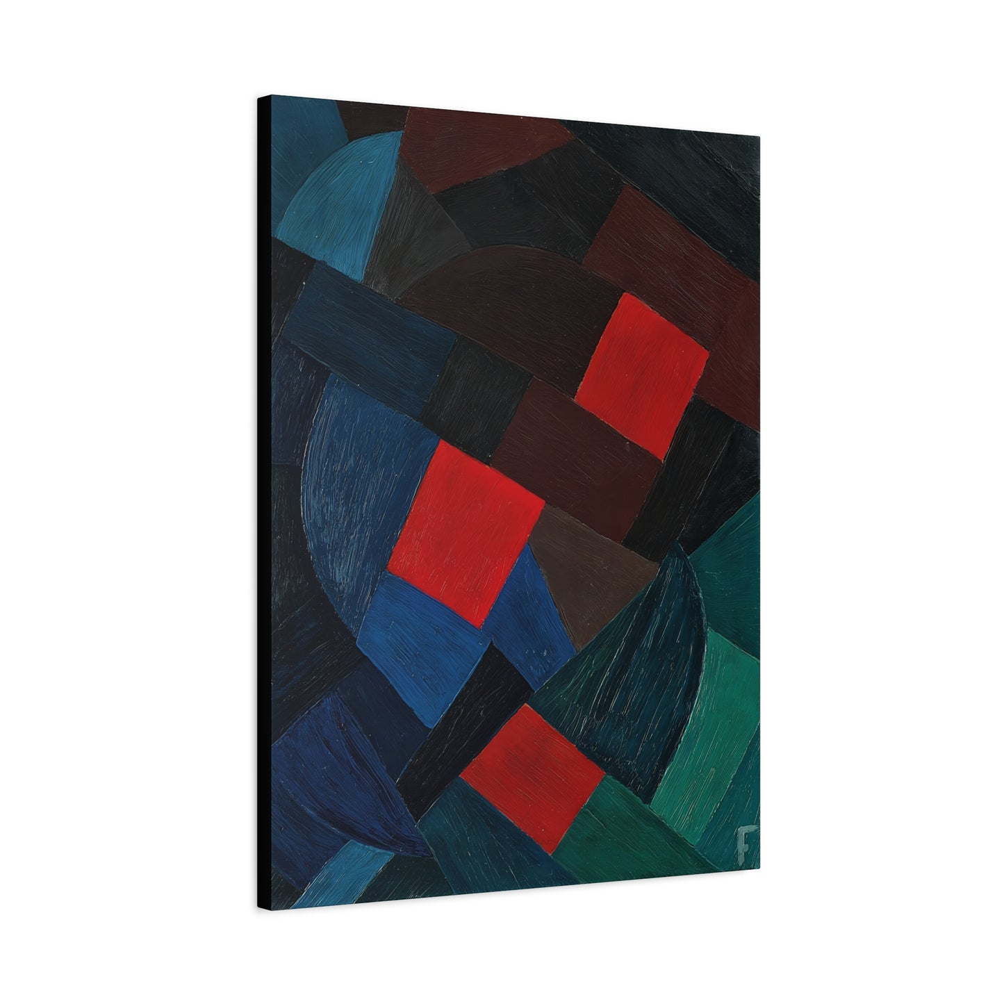Komposition (1935-1936) by Otto Freundlich / Reproduction Fine Art sur Toile / Epaisseur 3,2cm - 1'25 po
