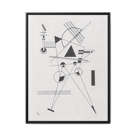 Wassily Kandinsky / Lithographie No. 1 (1925) / Toile encadrée sur caisse américaine