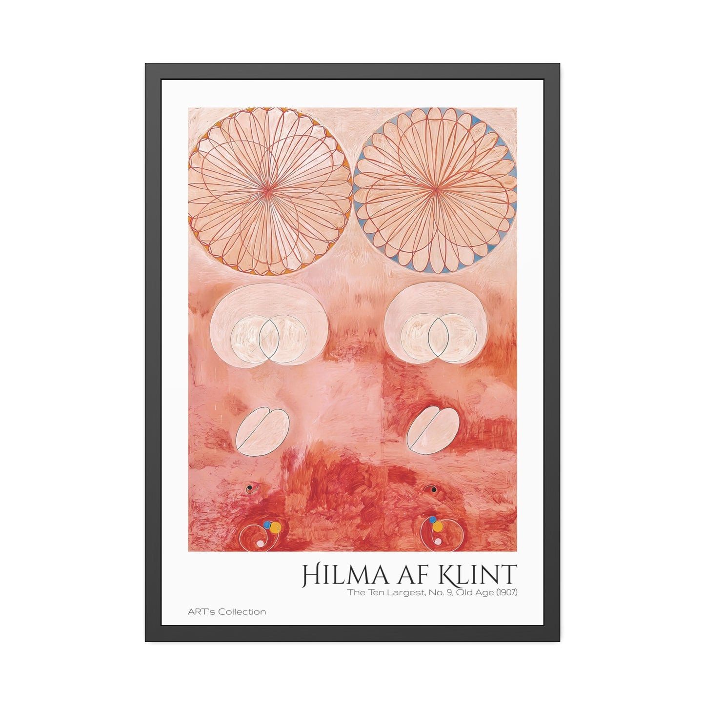 The Ten Largest, No. 9, Old Age (1907) by Hilma af Klint / Affiche Encadrée série ART's Collection