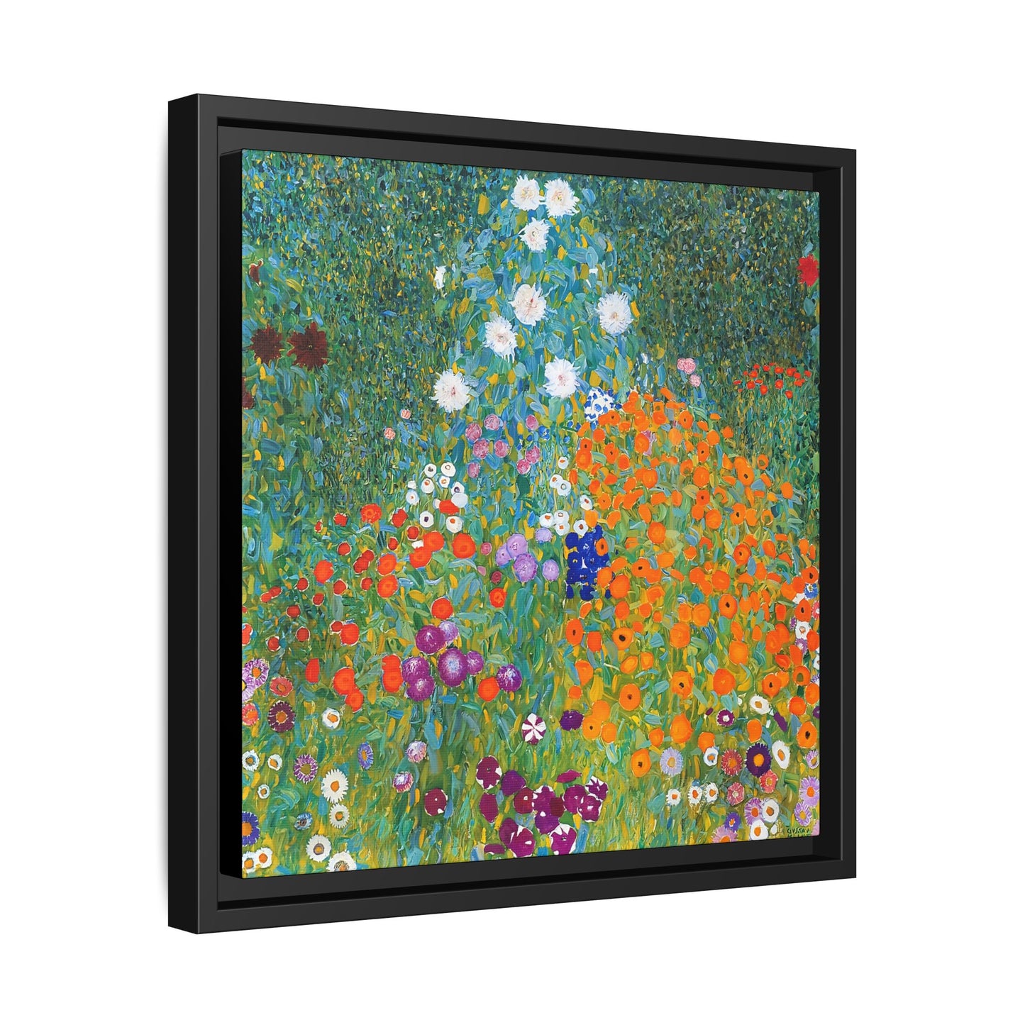 Cottage Garden (1905-1907) by Gustav Klimt / Toile encadrée sur caisse américaine