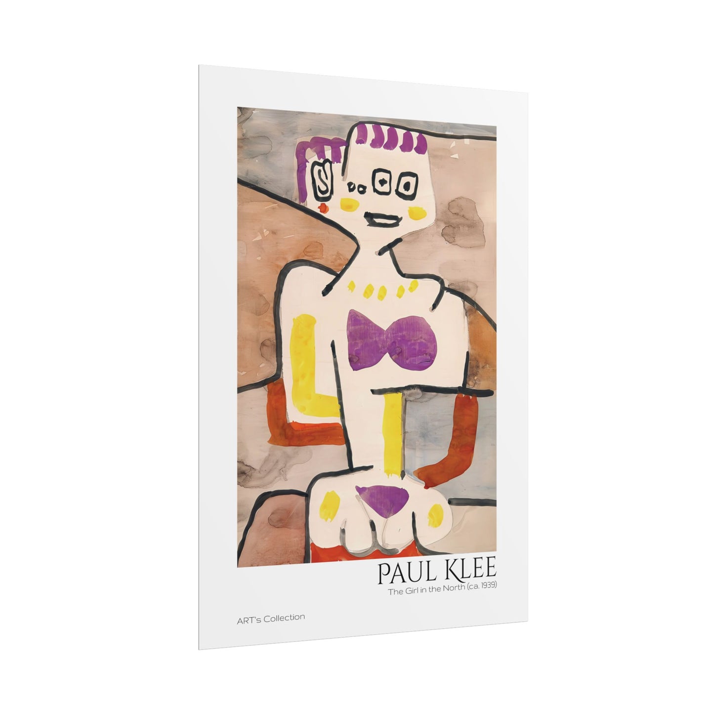 The Girl in the North (ca. 1939) by Paul Klee / Affiche imprimée - Série ART's Collection